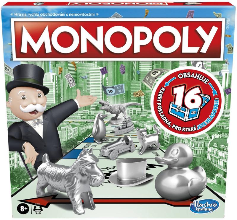 Hasbro Hra MONOPOLY Nové figurky CZ Čeština (společenská hra)