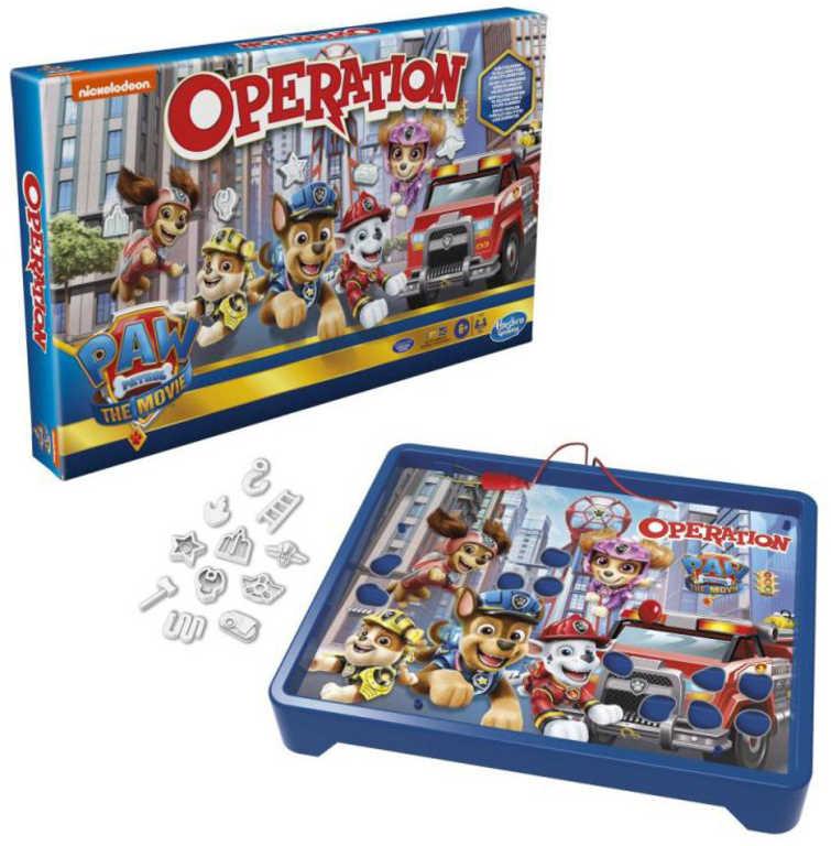 Hasbro Hra Operace Tlapková Patrola na baterie Světlo Zvuk (společenská hra)