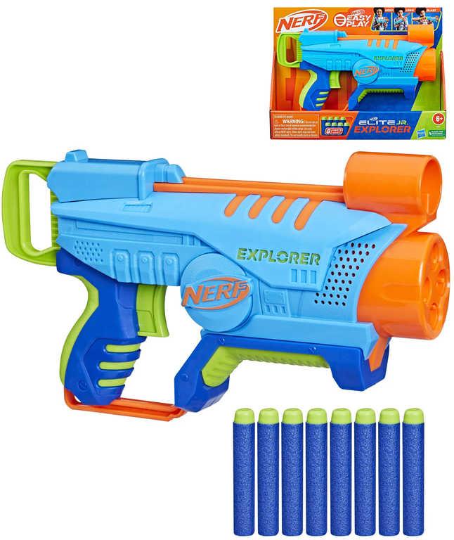 Hasbro NERF ELITE JR Explorer set blaster + 8 šipek
