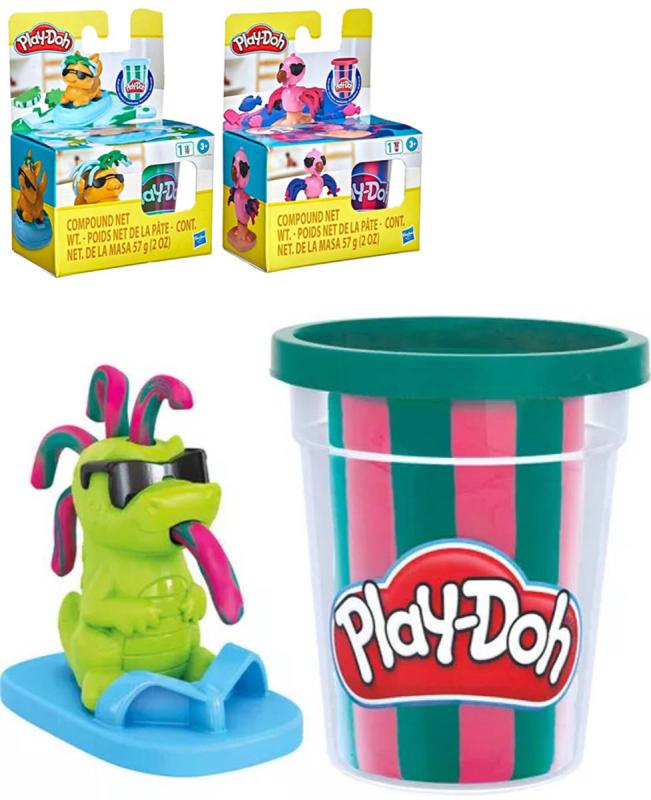 Hasbro PLAY-DOH Zábavní kamarádi set modelína s formičkami 3 druhy