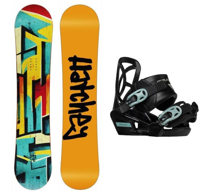 Hatchey City juniorský snowboard + Gravity Cosmo vázání