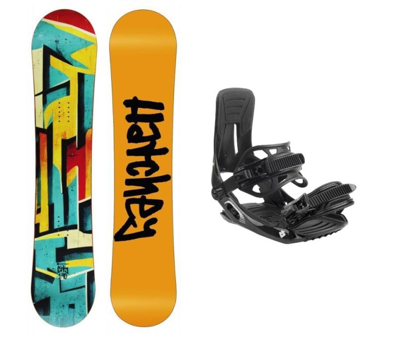 Hatchey City juniorský snowboard + Hatchey Tactic snowboardové viazanie