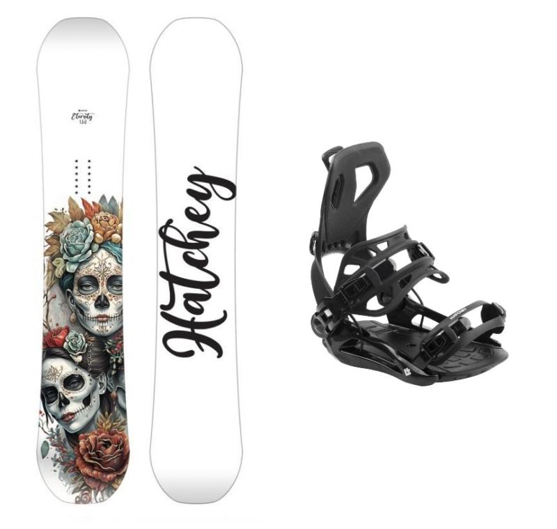 Hatchey Eternity dámsky snowboard + Hatchey Fastec viazanie