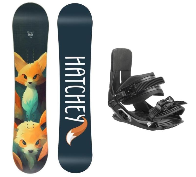 Hatchey Foxy dětský snowboard + Hatchey Tactic Junior vázání