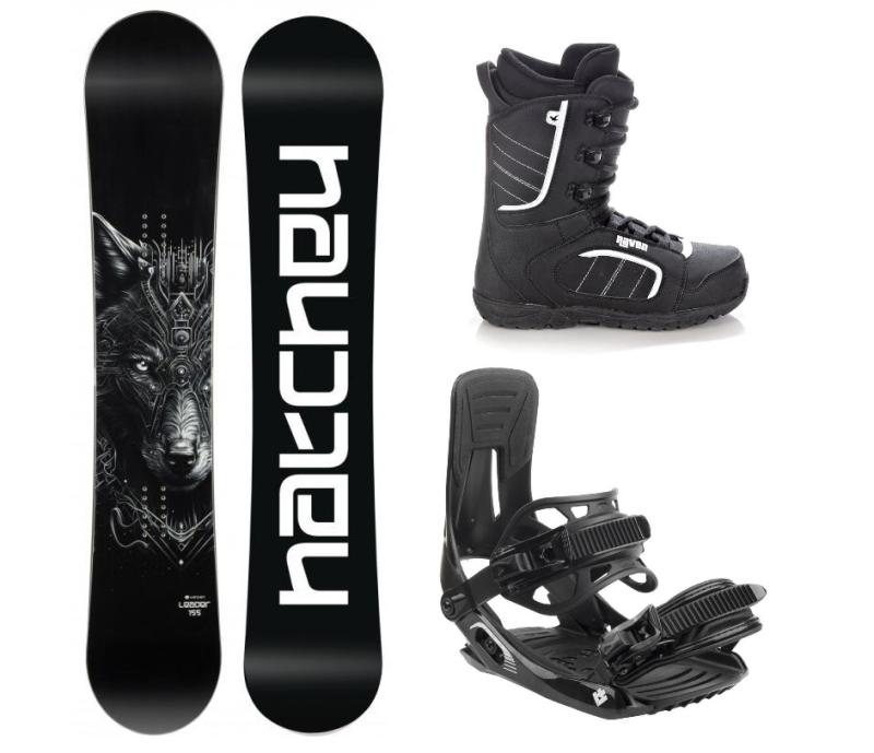 Hatchey Leader freestyle snowboard + Hatchey Tactic viazanie + Raven Target obuv