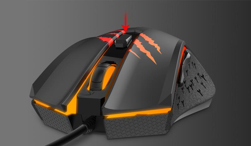 Havit Herní myš GAMENOTE MS1027 1000-2400 DPI