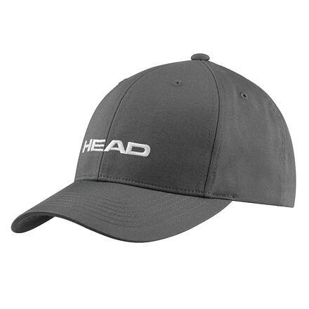 Levně Head Promotion Cap čepice s kšiltem antracitová