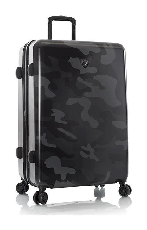 Heys Black Camo L kufr + kosmetická taštička zdarma