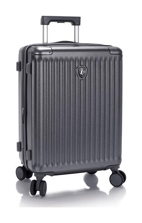 Heys Luxe S Gunmetal kufr + kosmetická taštička zdarma