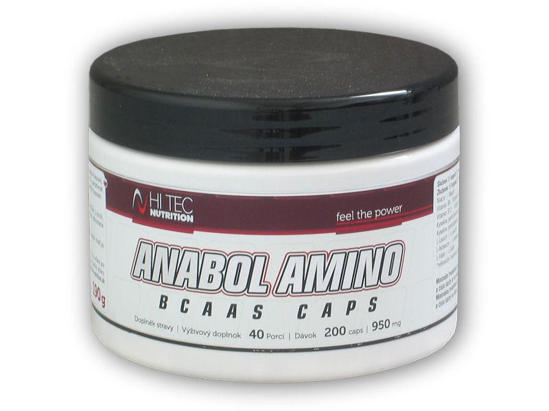 Hi Tec Nutrition Anabol Amino BCAA s 200 kapslí