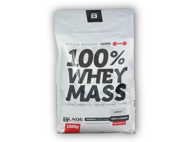 Levně Hi Tec Nutrition BS Blade 100% Whey Mass Gainer 1500g - Bílá čokoláda