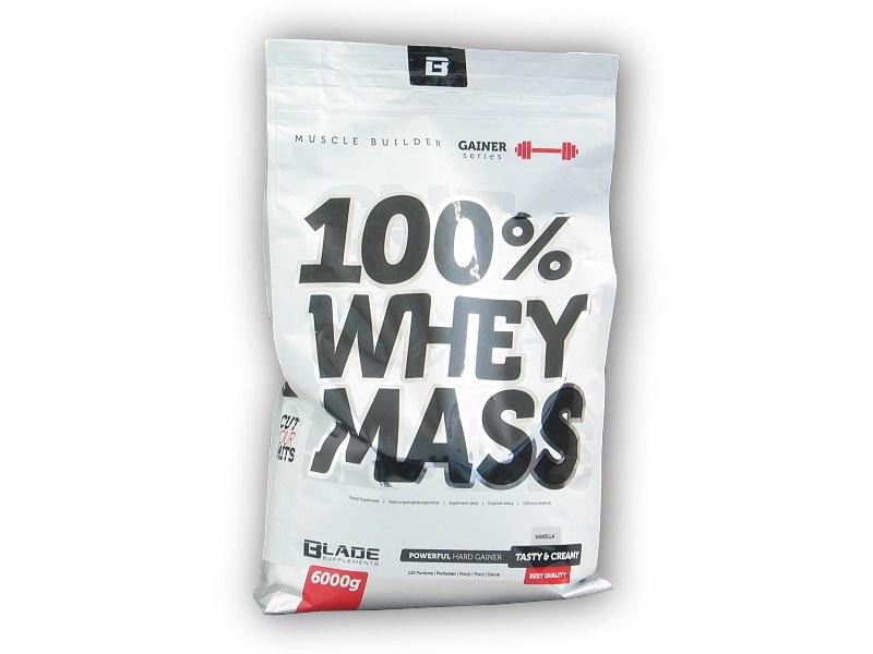 Levně Hi Tec Nutrition BS Blade 100% Whey Mass Gainer 6000g - Bílá čokoláda