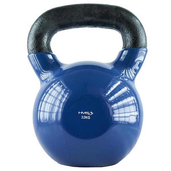 HMS KN 32 KG KETTLEBELL POKRYTÝ VINYLOM