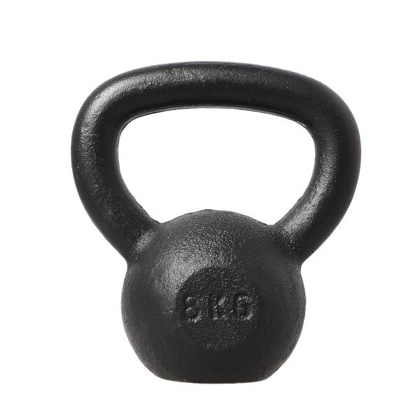 HMS Litinový kettlebell KZG08 8 kg, černý