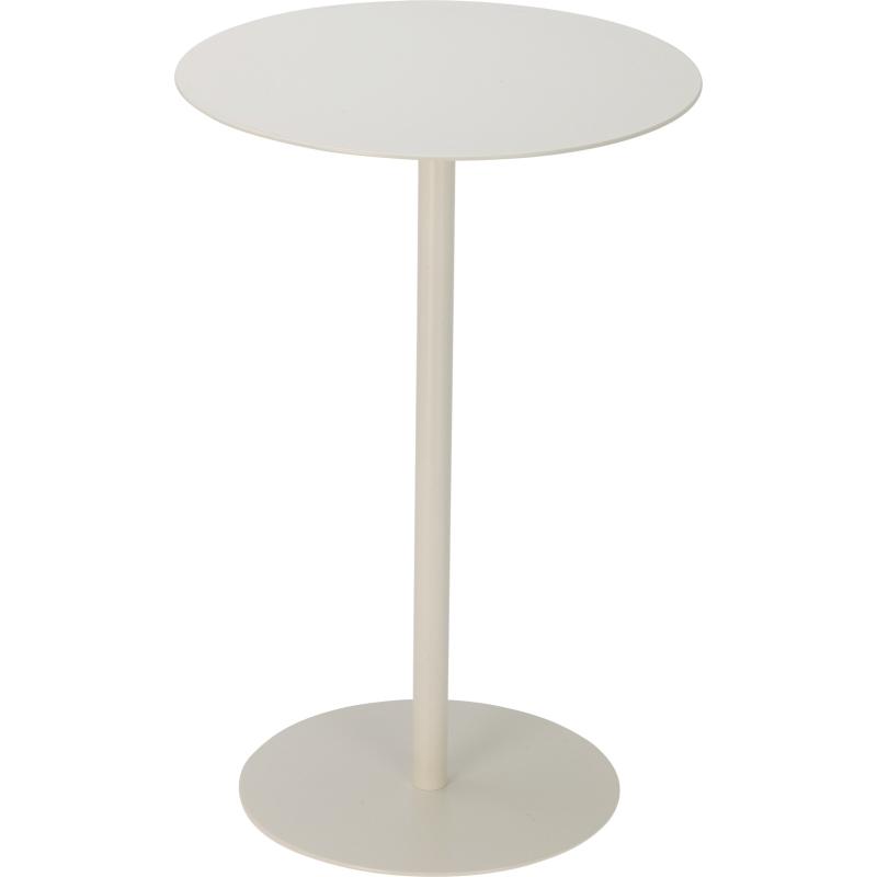 Homestyling Odkládací stolek kulatý 35 x 53 cm bílá