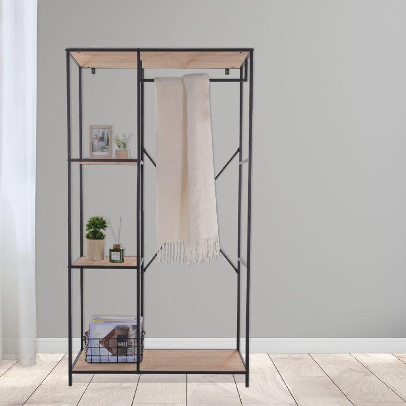 Homestyling Police s věšákem 170 cm