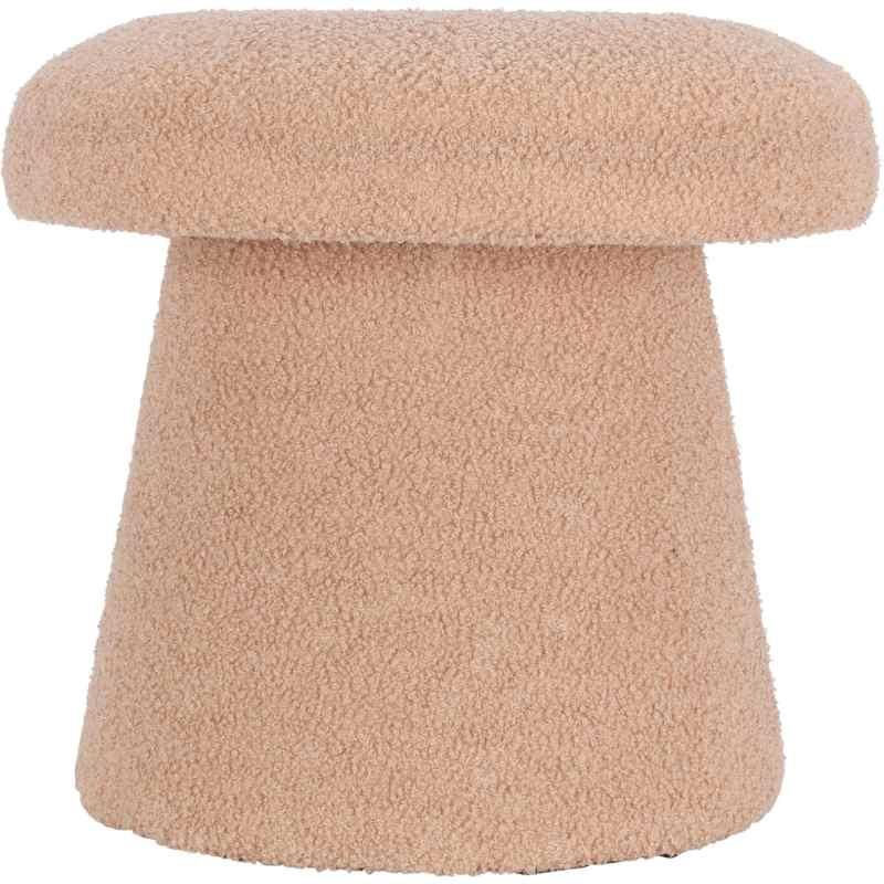 Homestyling Taburet ve tvaru houby 43 cm béžová