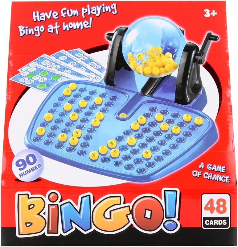Hra Bingo! 90 míčků s losovací koulí (společenská hra)