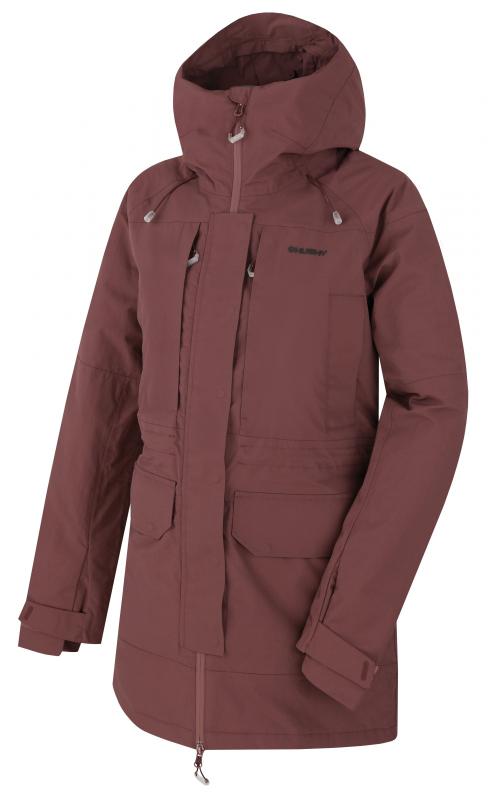 Husky Nigalo L dk. wine dámska hardshell bunda