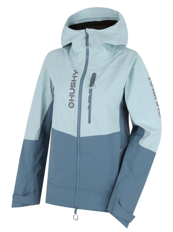 Husky Nicco L mint/turquoise dámska lyžiarska bunda
