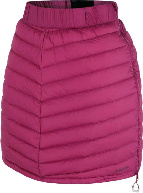 Husky Frozy L dk. magenta dámská péřová sukně