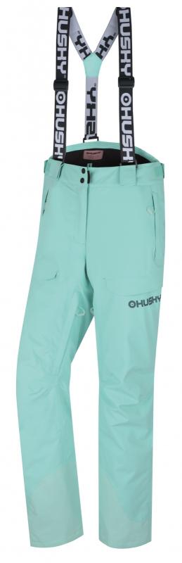 Husky Grati L light mint dámské lyžařské kalhoty