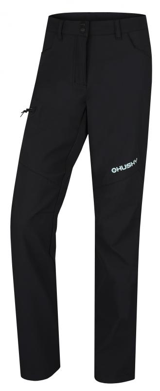 Husky Kavia L black dámské softshellové kalhoty