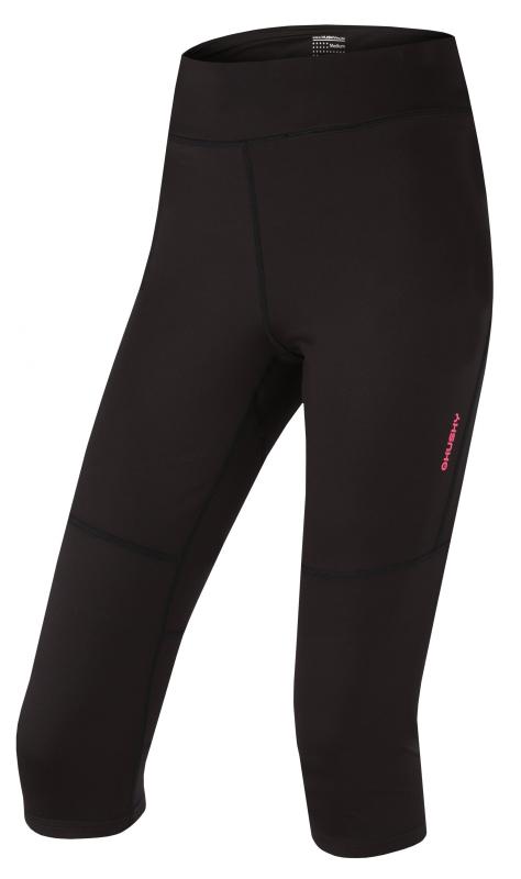 Husky Darby L black dámské sportovní 3/4 kalhoty