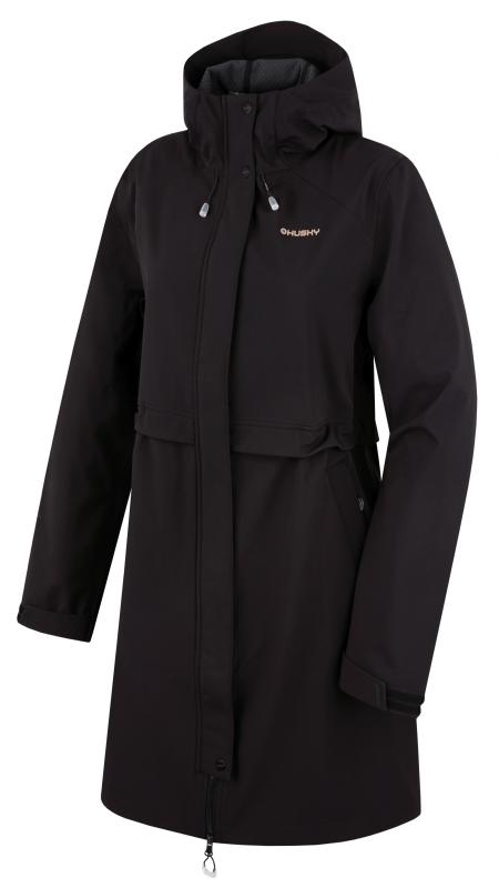 Husky Sephie L black dámský softshell kabát
