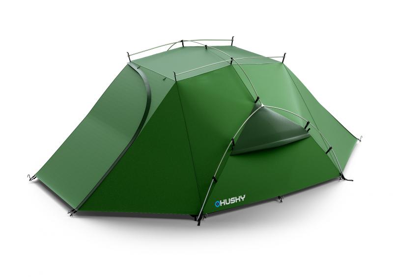 Husky Brofur 4 zelený ľahký turistický stan + zľava 20 € na príslušenstvo