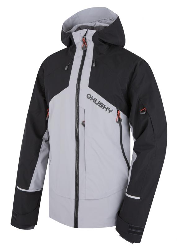 Husky Geilo M grey/black pánska lyžiarska bunda
