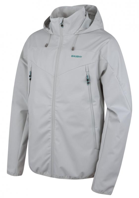 Husky Sonny M lt. grey pánská softshell bunda