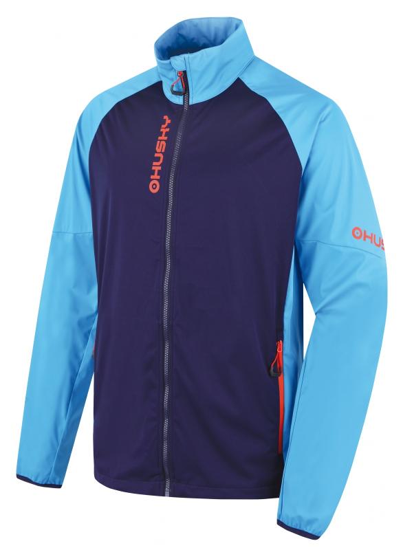 Husky Suli M blue pánská softshell bunda