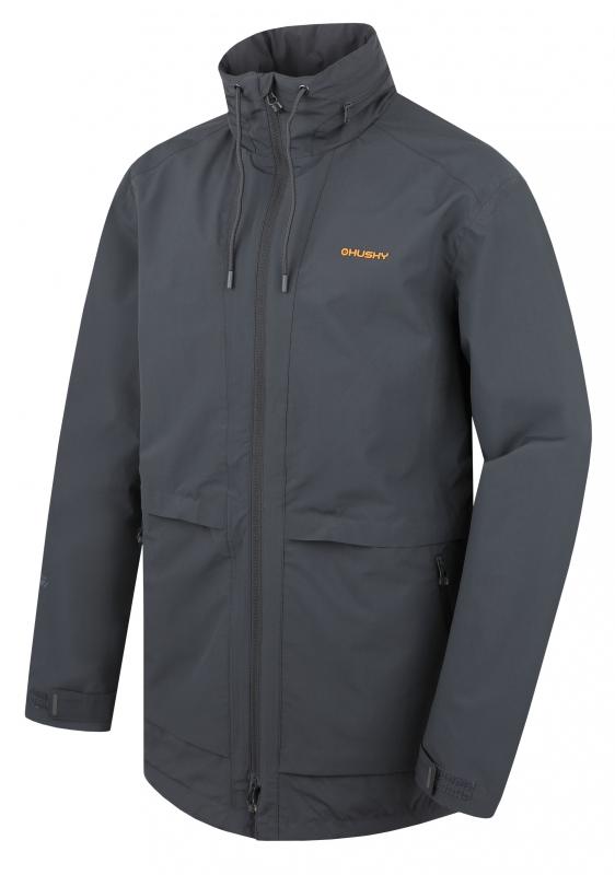 Husky Nevr M dk. grey pánsky hardshell kabát