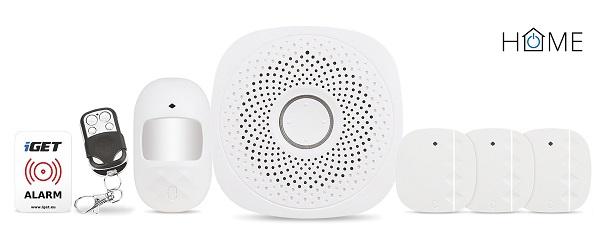 iGET HOME X1 Advanced - Domovní Wi-Fi smart alarm, kompletní set, podpora Tuya