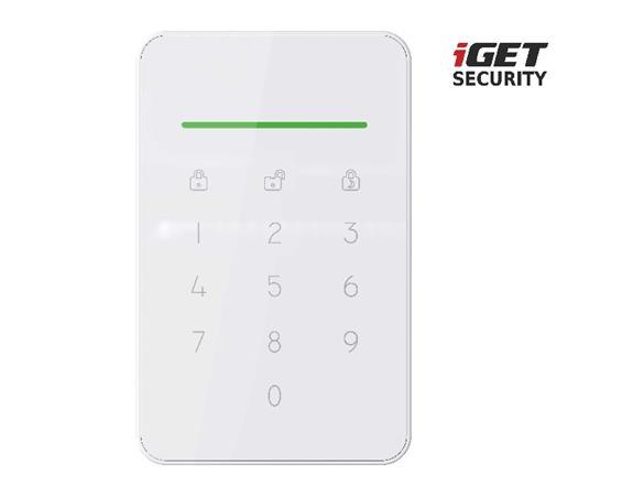 iGET SECURITY EP13 - Bezdrátová klávesnice s RFID čtečkou pro alarm iGET SECURITY M5, dosah 1km