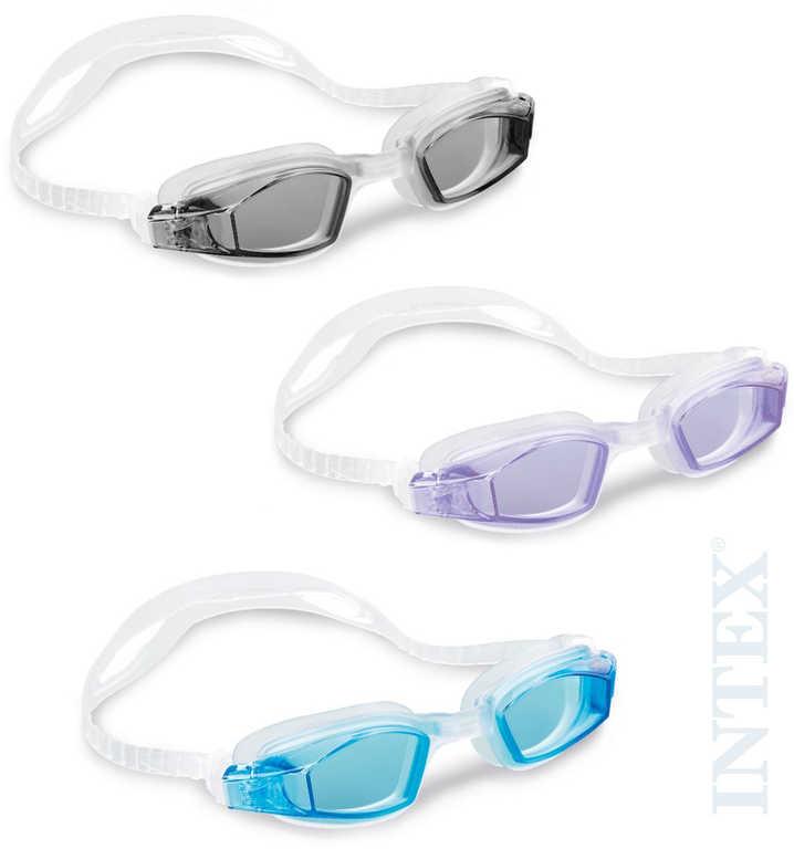 Intex Brýle plavecké do vody Free Style různé barvy 55682