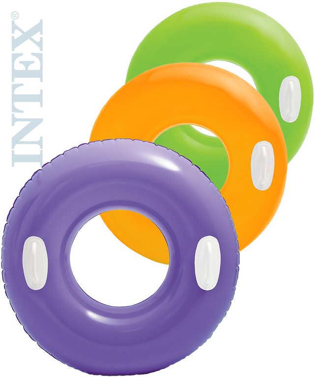 Intex Kruh s úchyty HI GLOSS 76 cm NAFUKOVACÍ KOLO do vody 3 barvy