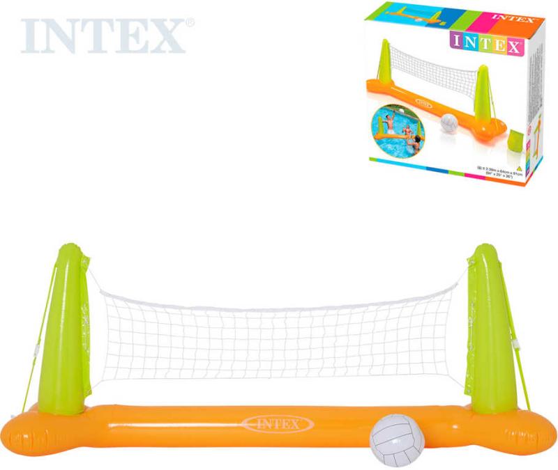 Intex Nafukovací volejbal do vody set síť 239x64x91cm s míčem 56508