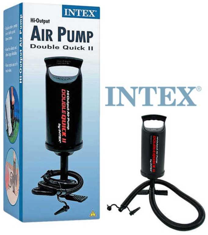 Intex Pumpa ruční střední 36cm dvojčinná pro nafukovačky 64614