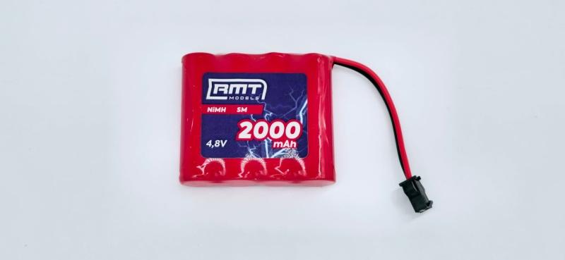 Náhradní akumulátor pro Conqueror 4x4 a RC stroje - 2000mAh 4,8V
