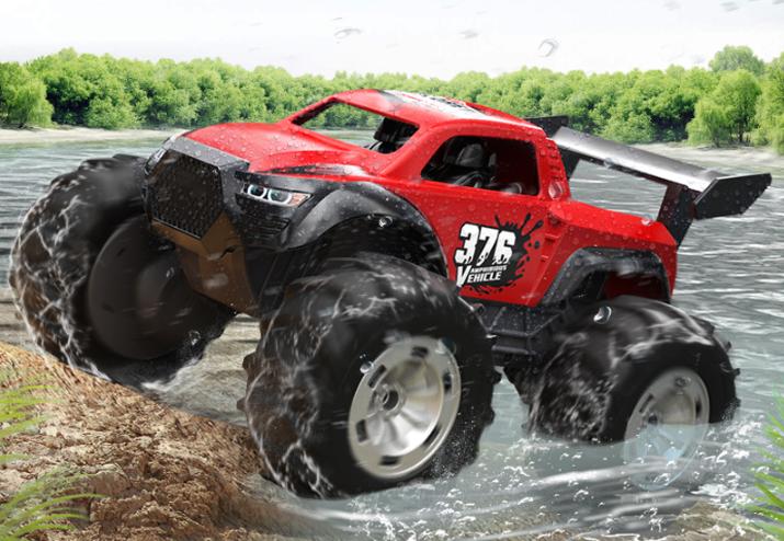 IQ models RC obojživelné auto Off-road Monster Truck 376 červená