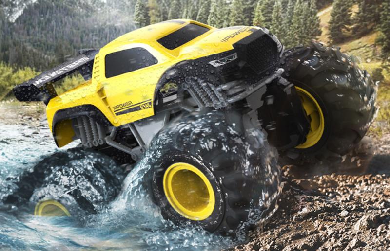 IQ models RC obojživelník Monster Truck - žltá