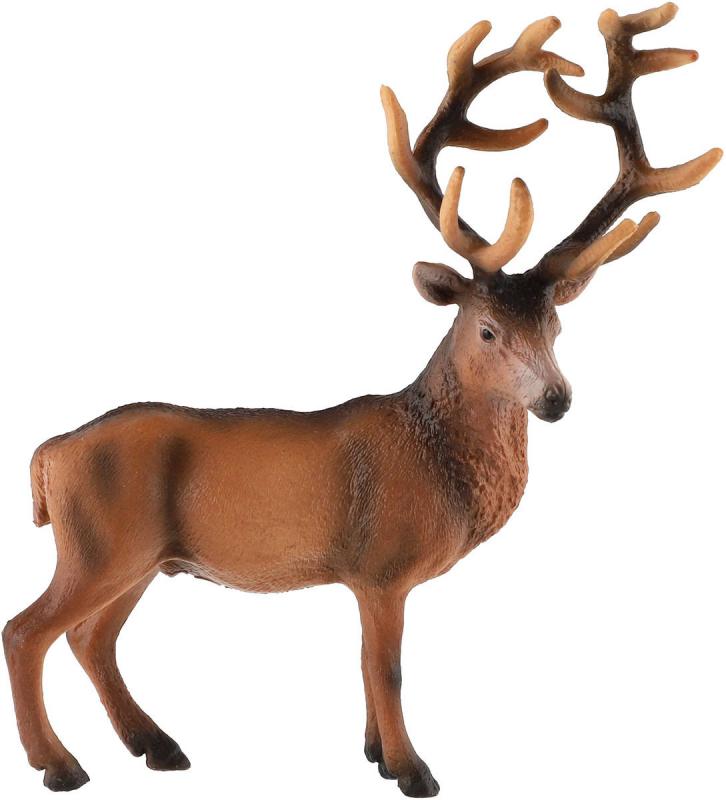 Jelen evropský 15cm zvířátko plastová figurka Zooted
