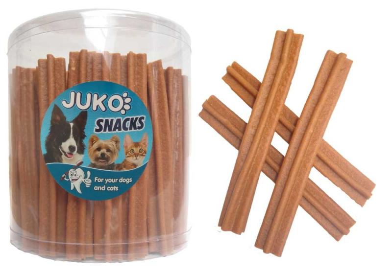 Jerky kříž Slanina JUKO Snacks 12,5 cm (50 ks)