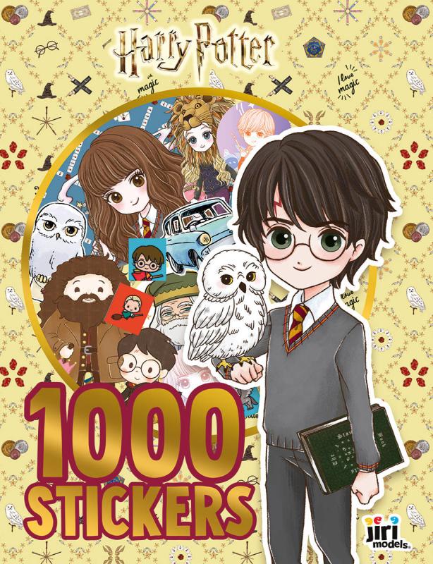 Jiri Models 1000 samolepek v sešitu Harry Potter