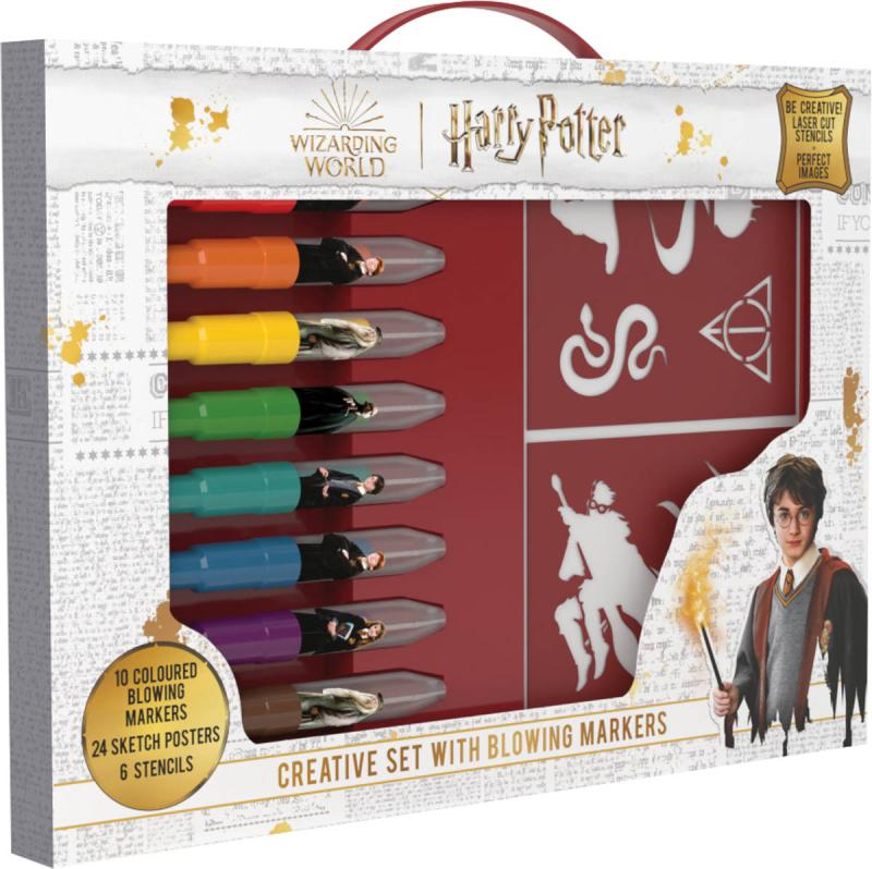 Jiri Models Kreativní set foukací fixy 10ks Harry Potter