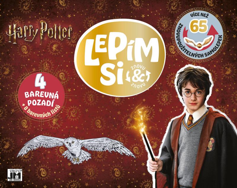 Jiri Models Lepím si znovu Harry Potter zábava se samolepkami