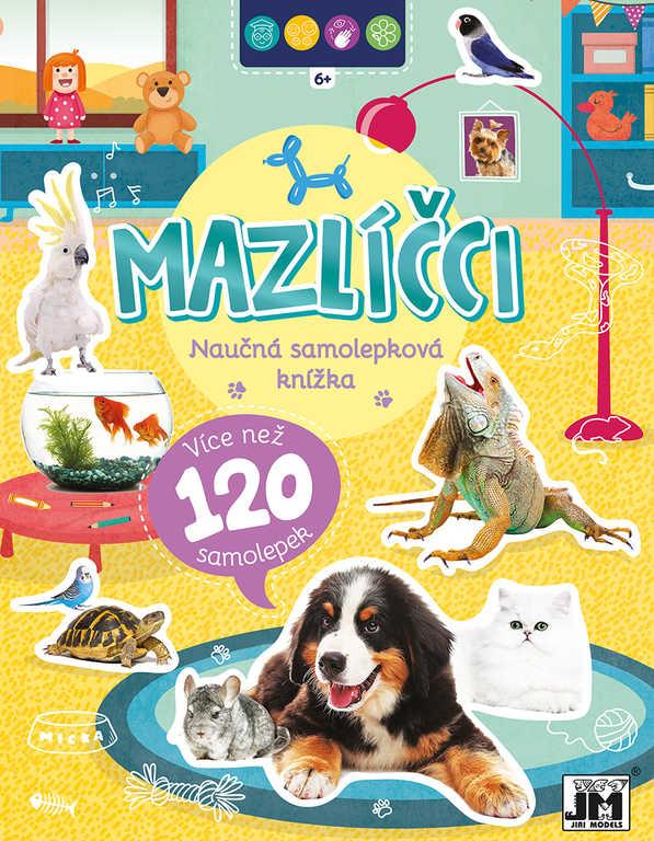 Jiri Models Naučná samolepková knížka Mazlíčci