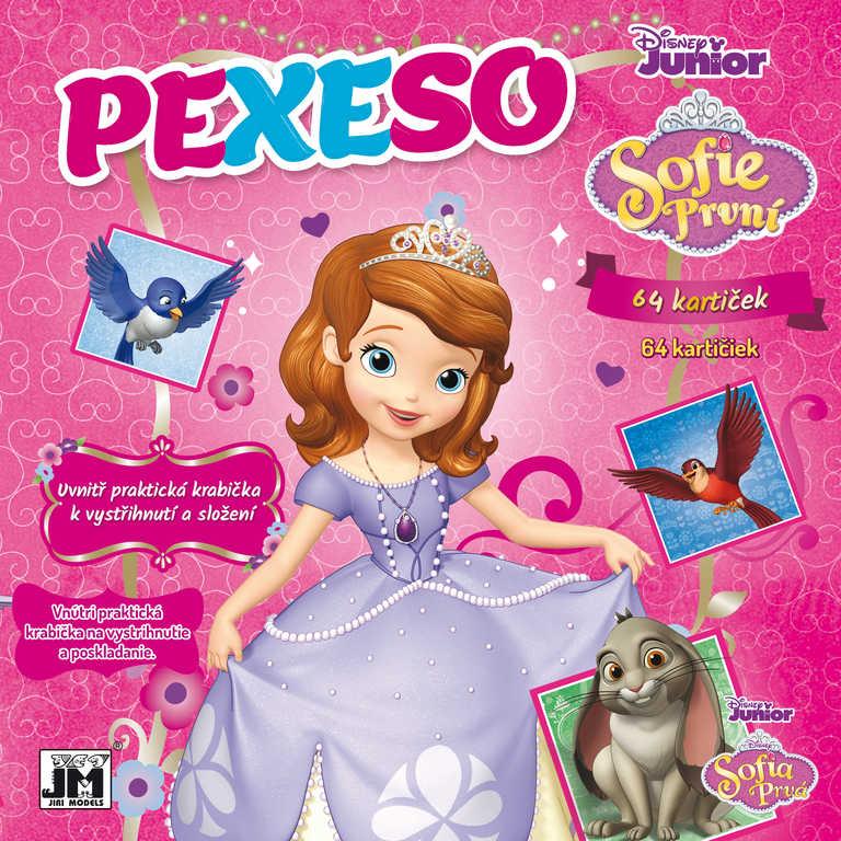 Jiri Models Pexeso v sešitu Sofie První s krabičkou a omalovánkou
